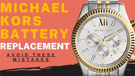 tools needed to remove battery from michael kors watch|michael kors watch battery chart.